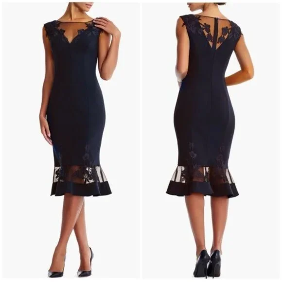 Aidan Mattox | Dresses | New Aidan Mattox By Adrianna Papell Floral Lace Trim Mesh Cocktail Dress Size 8 | Poshmark Aidan Mattox | Dresses | New Aidan Mattox By Adrianna Papell Floral Lace Trim Mesh Cocktail Dress Size 8 | Poshmark